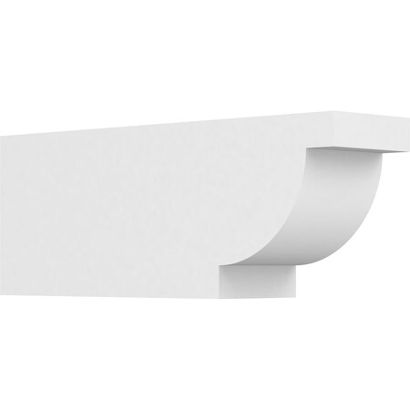 Ekena Millwork Standard Alpine Architectural Grade PVC Rafter Tail, 4"W X 6"H X 16"L RFTP04X06X16ALP